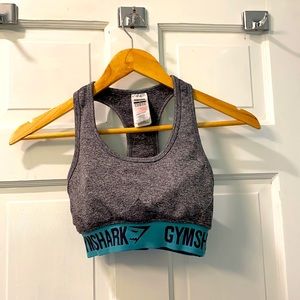 Gym shark sports bra and leggings